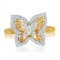 Diamant Ring Schmetterling