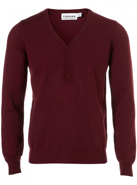 V-Ausschnitt Pullover Basic